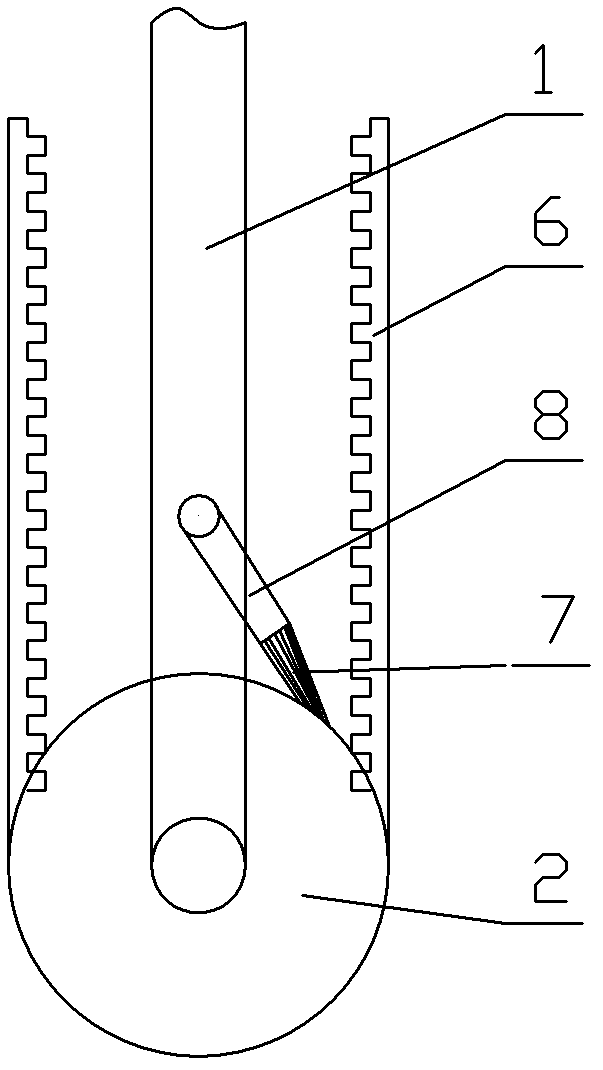 Draining device for internal soft silt layer of silt storage yard or fill area