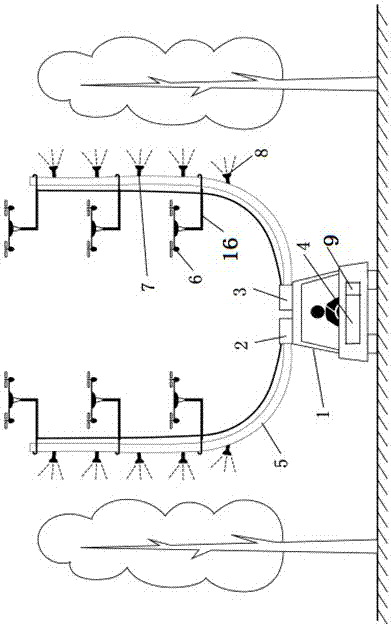 Air-ground integrated agricultural and forestry plant protection system device and use method