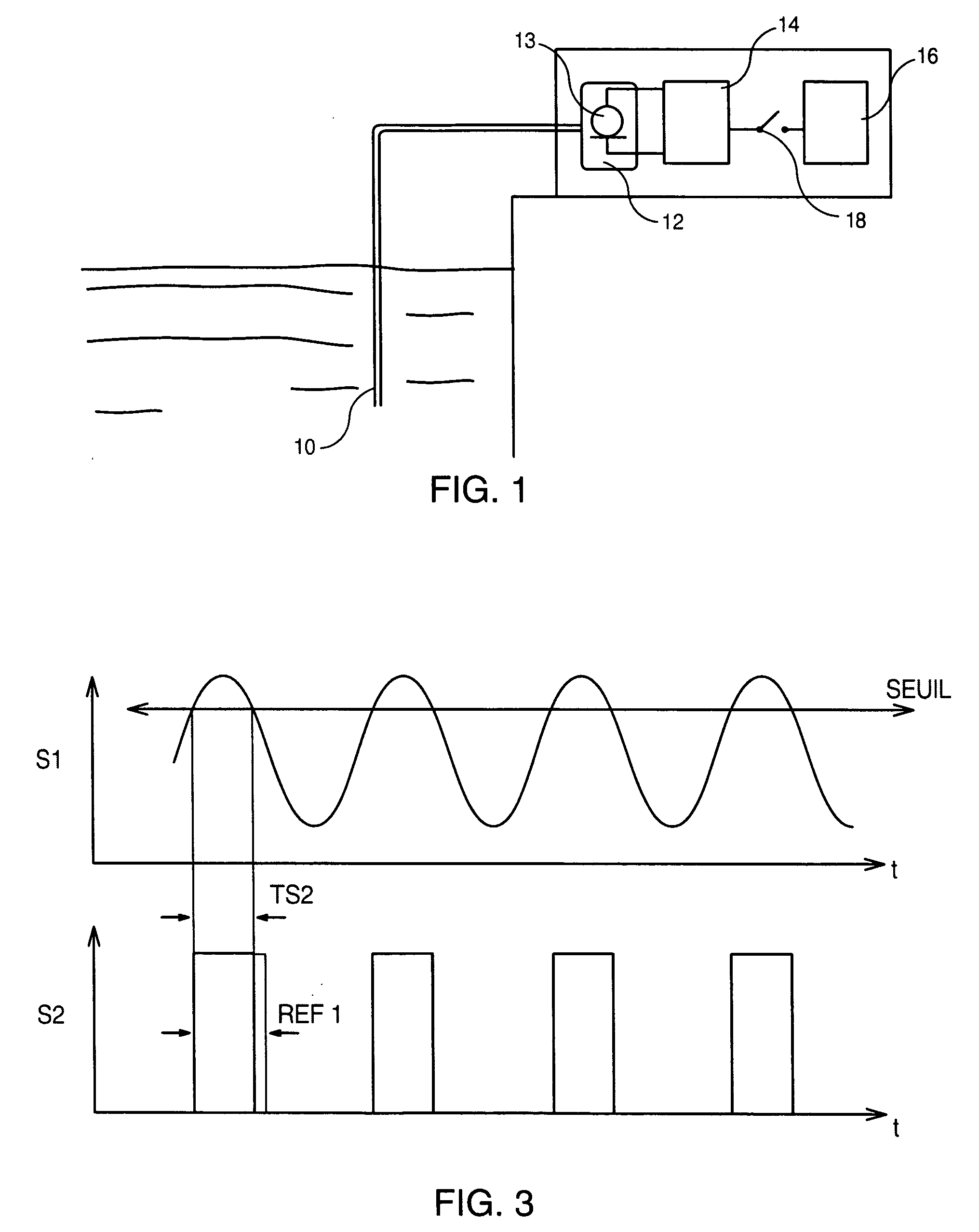 Device for detecting the fall of a body into a swimming pool