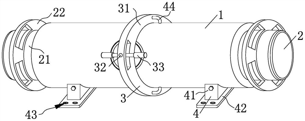 A high-noise silencer for compressors