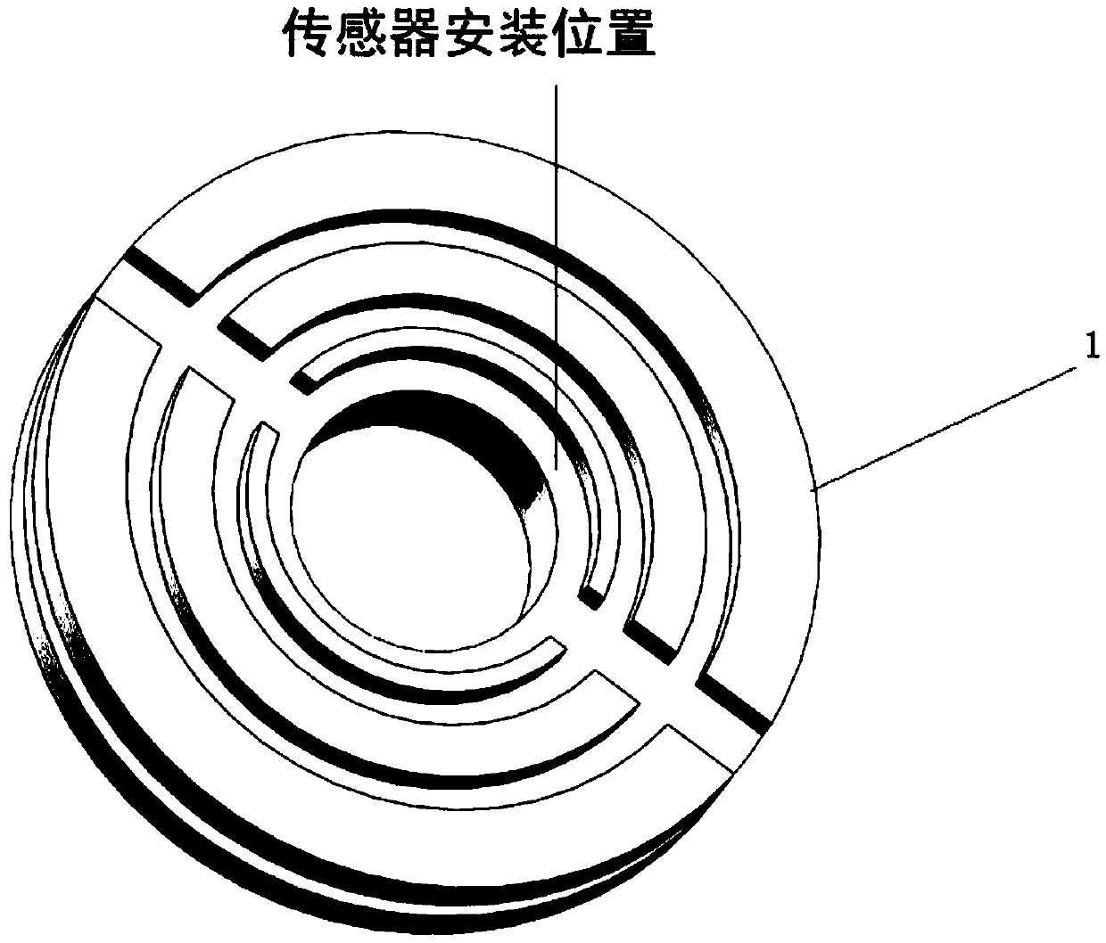 Preparation method of fiber bragg grating temperature sensor with star sensitive lens structure