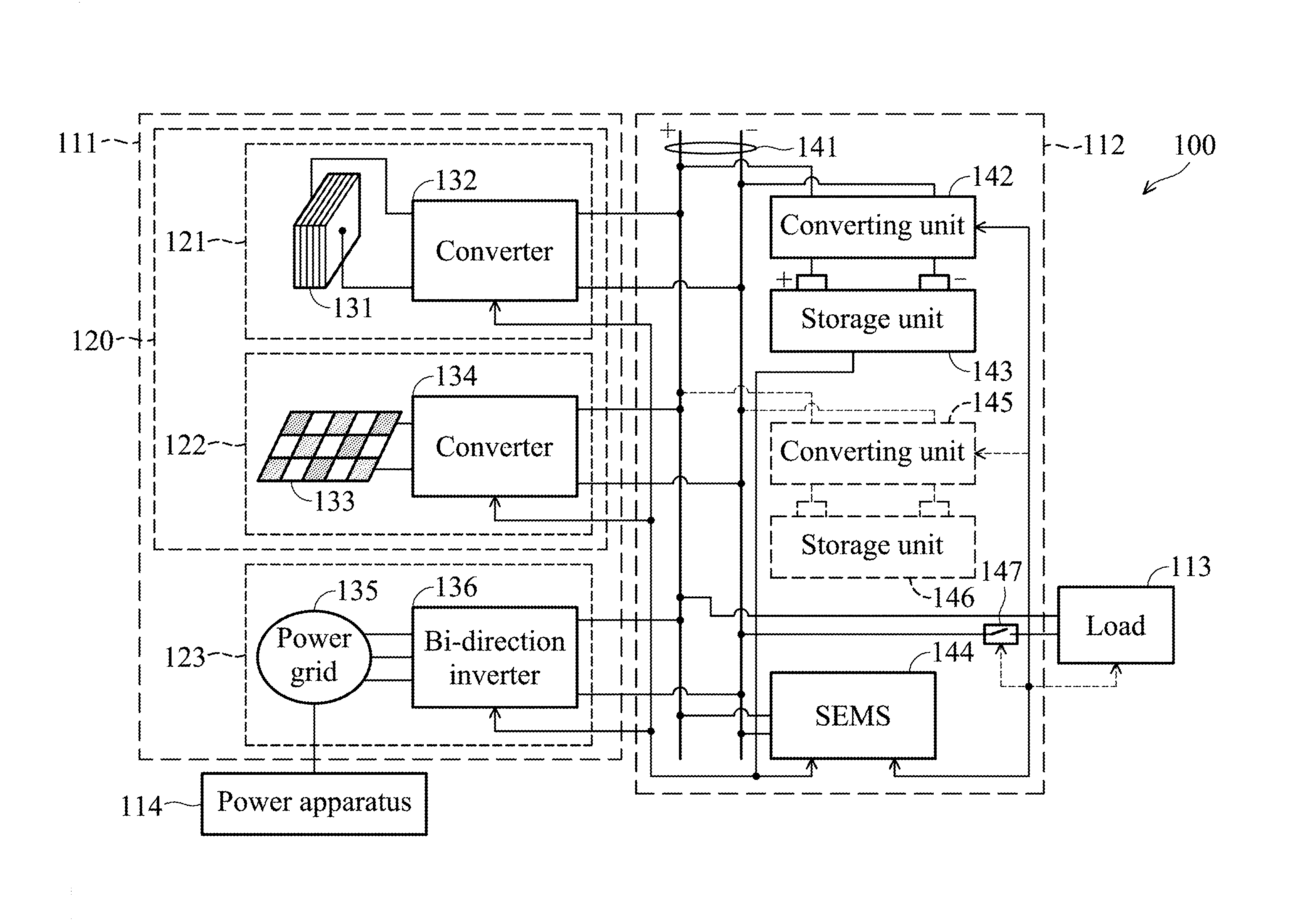 Electrical energy supply system