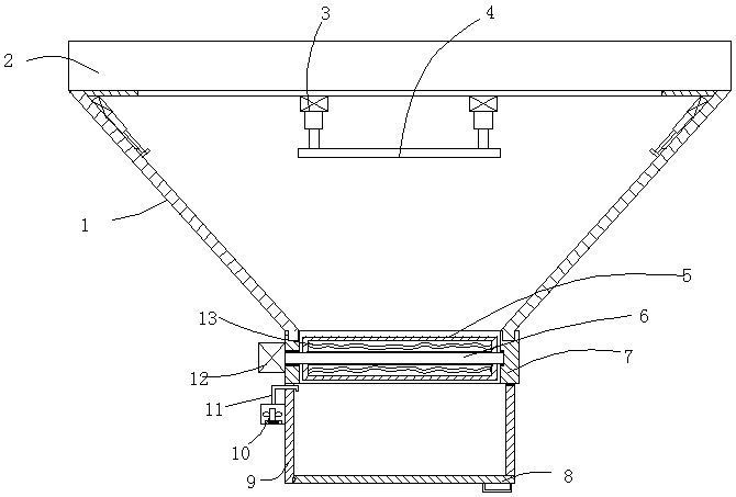 Waste material recycling device for micro-nano biomedical 3D printer