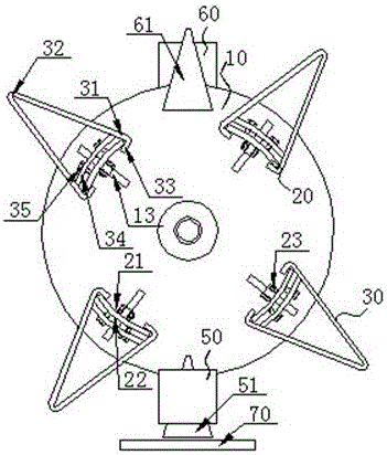 Automatic machining device of car damper support