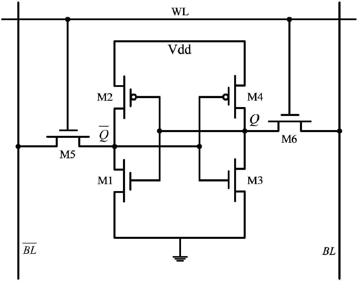 Three-valued static random access memory cell realized by carbon nanofield effect transistor