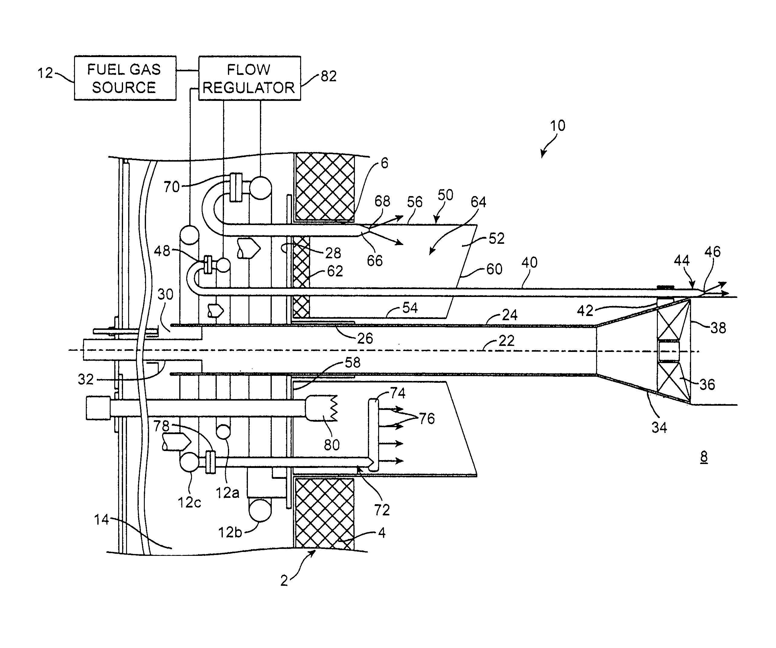 Low NO.sub.x burner