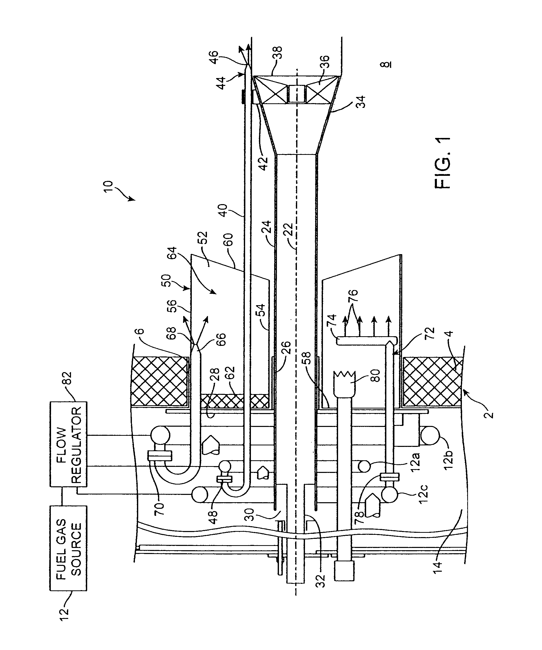 Low NO.sub.x burner