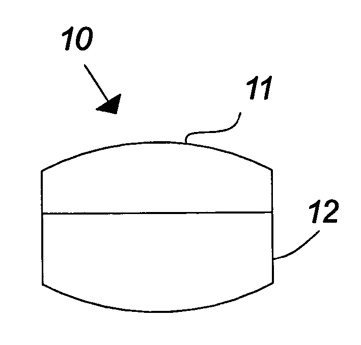 Compressed chewing gum tablet