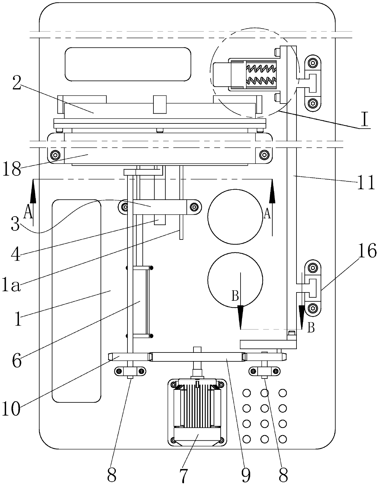 Arc surface drying device for cylindrical part