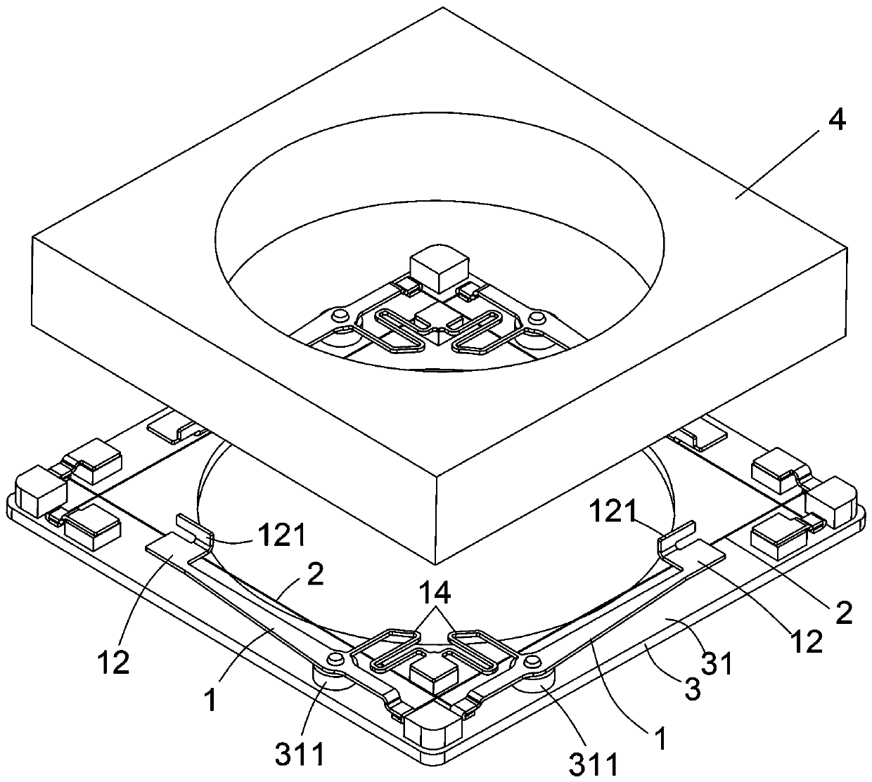 Driving mechanism and lens anti-shake device