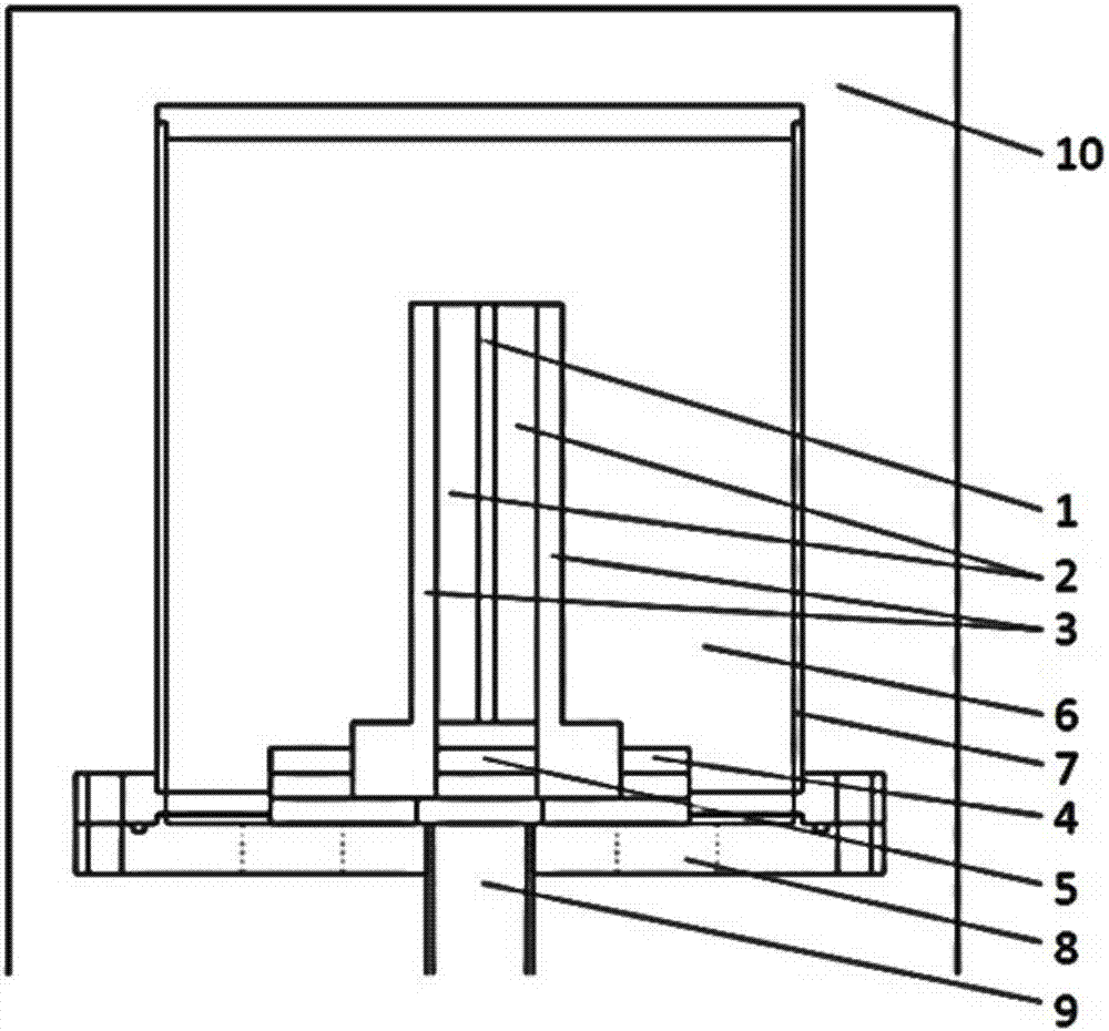 Steady-state-method-based device for measuring block heat conductivity coefficient