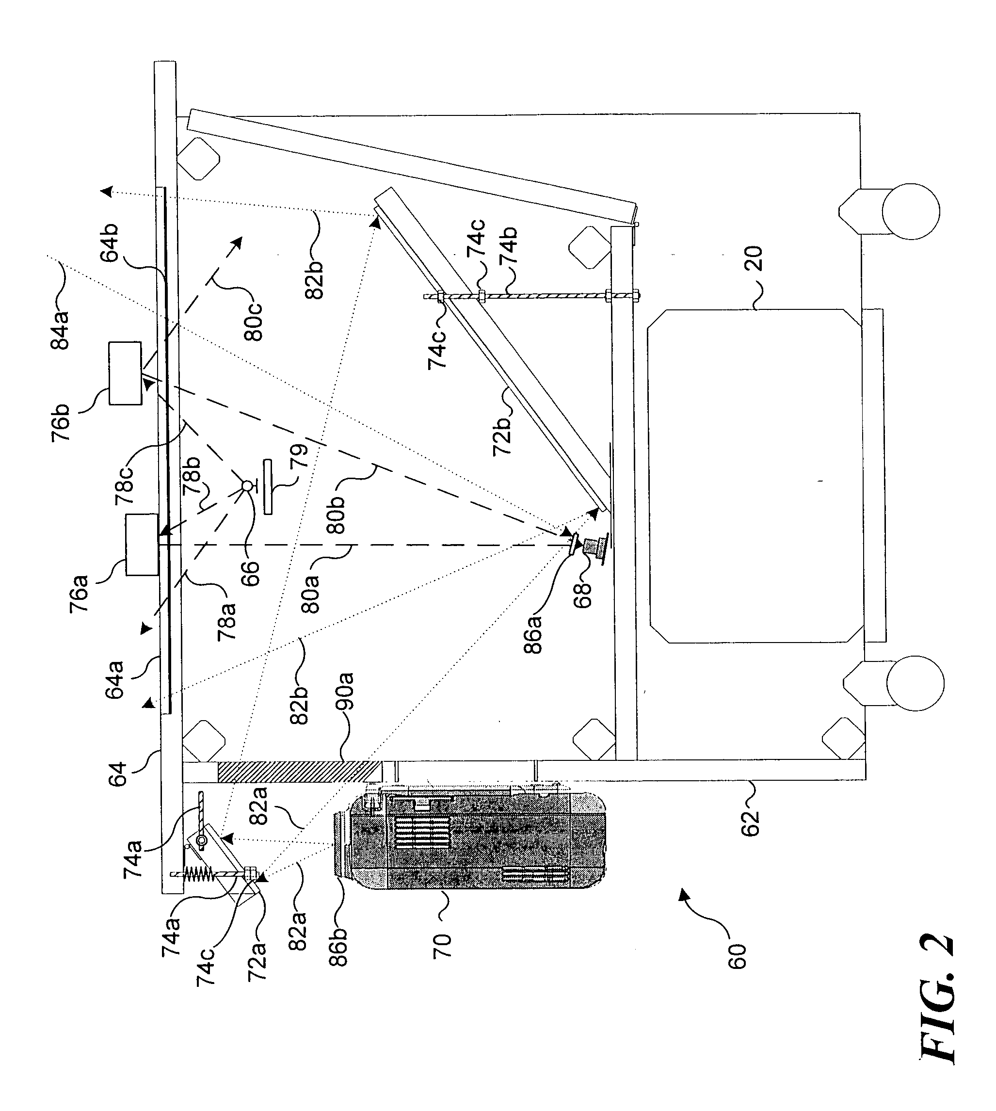 Orienting information presented to users located at different sides of a display surface