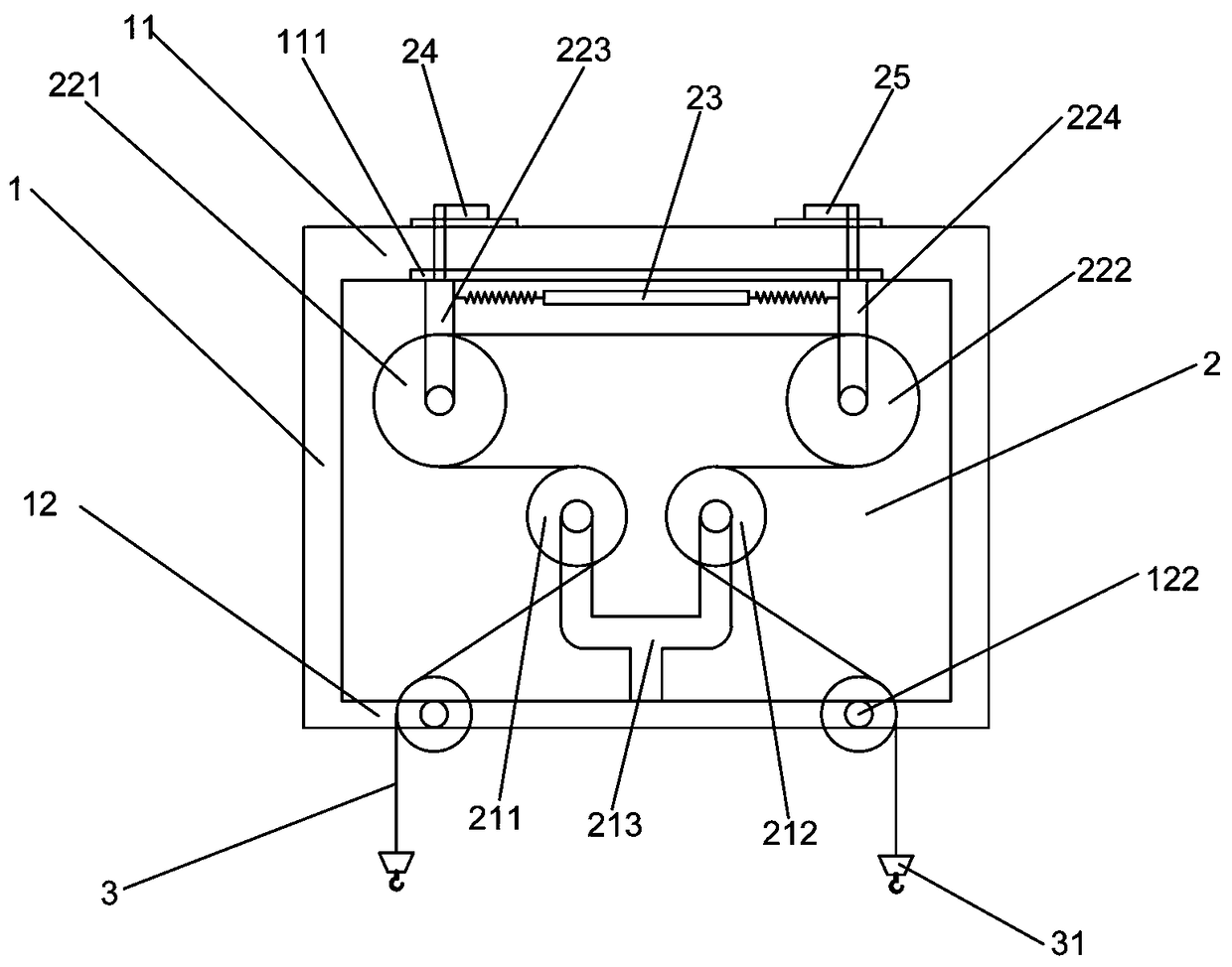 Multifunctional suspension equipment for mechanical engineering