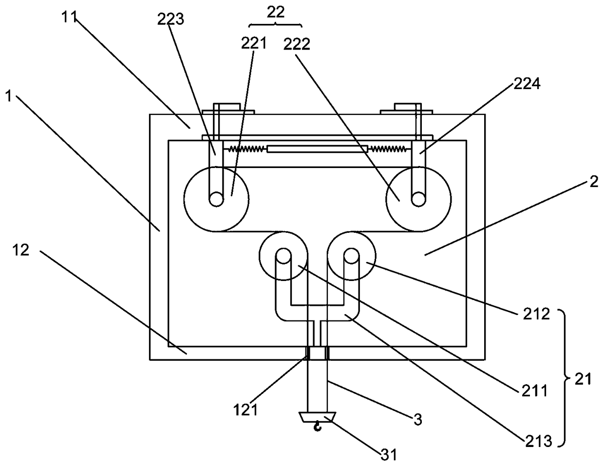 Multifunctional suspension equipment for mechanical engineering