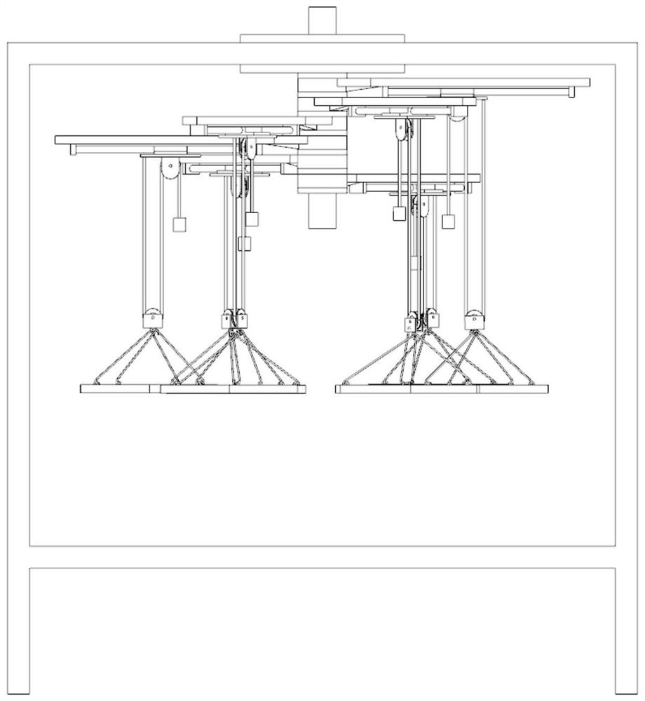 A follow-up gravity unloading suspension device