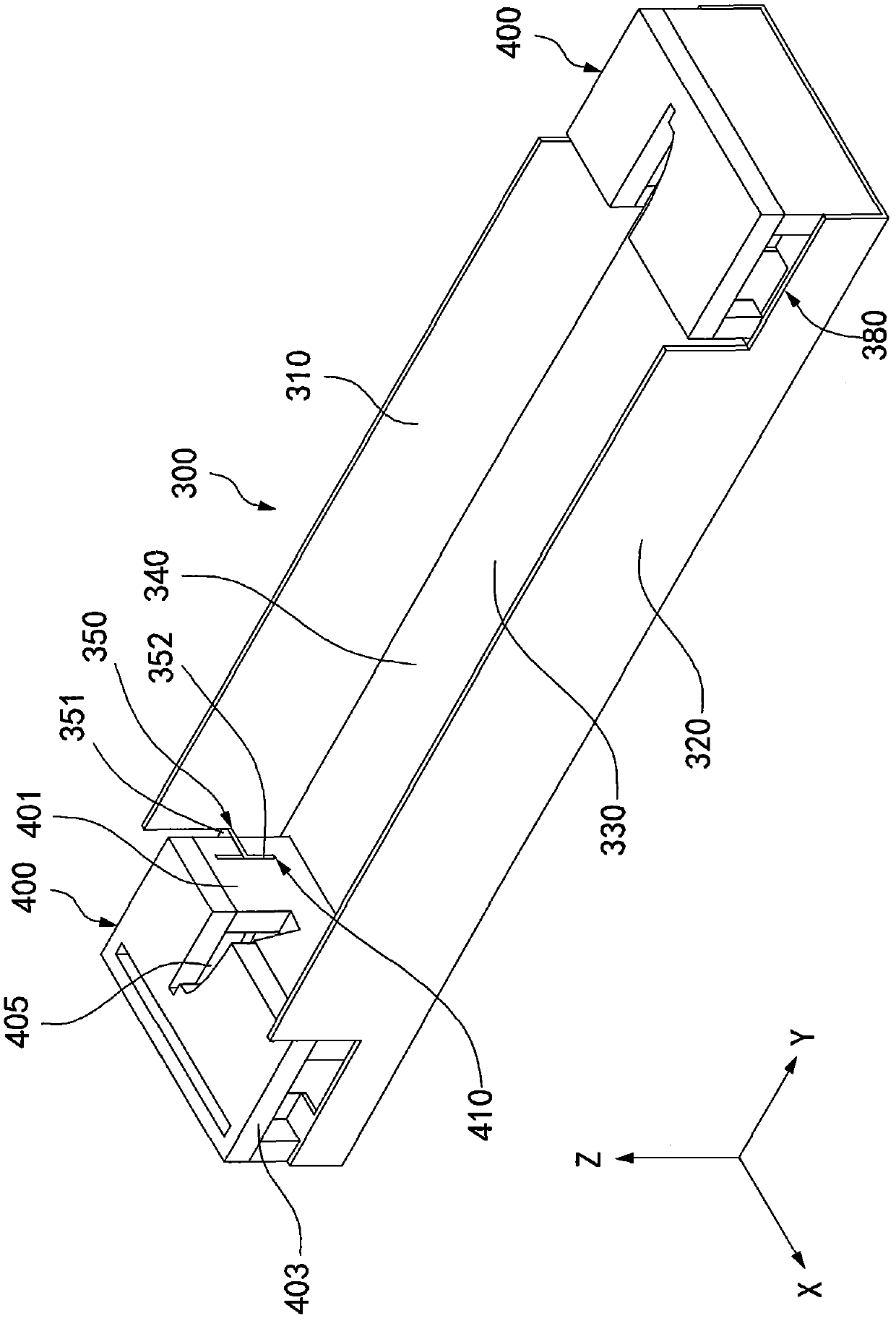 Damping device of packaging box