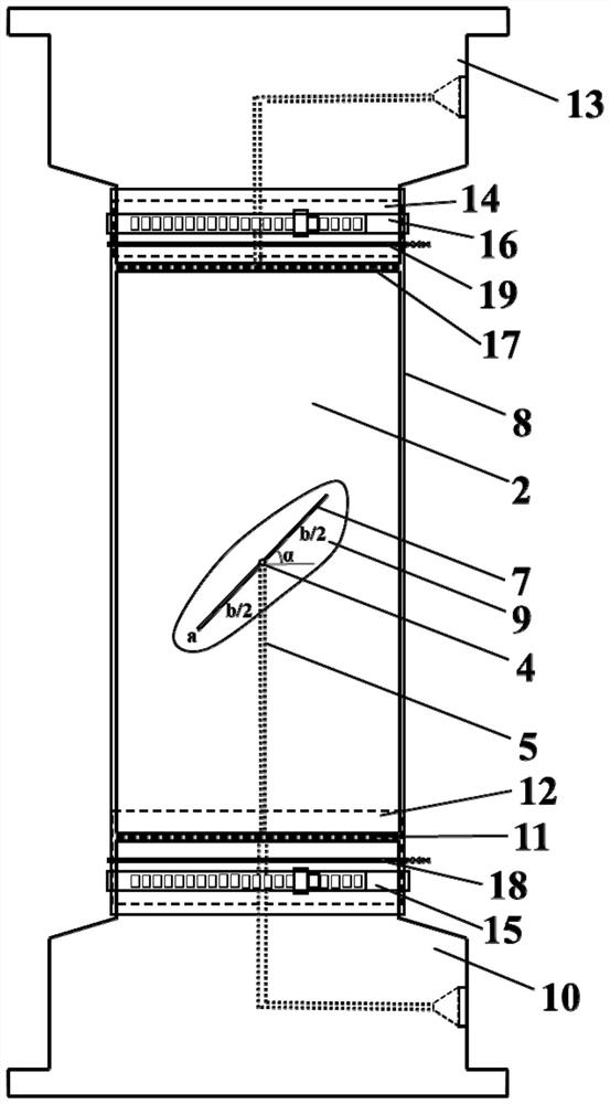 Preparation and sealing method of crack-containing rock sample for multi-field coupling triaxial test