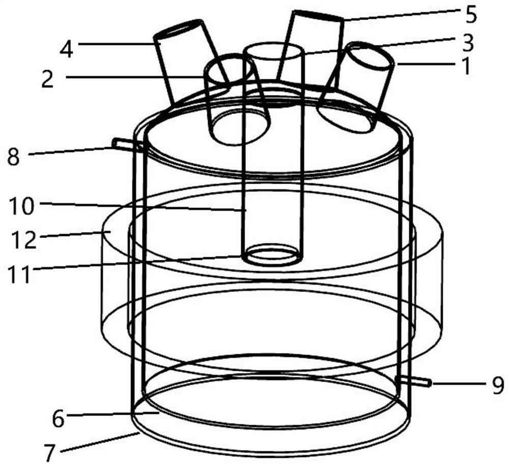 An in-situ electrochemical cell device capable of measuring electrochemical corrosion performance under an electromagnetic field