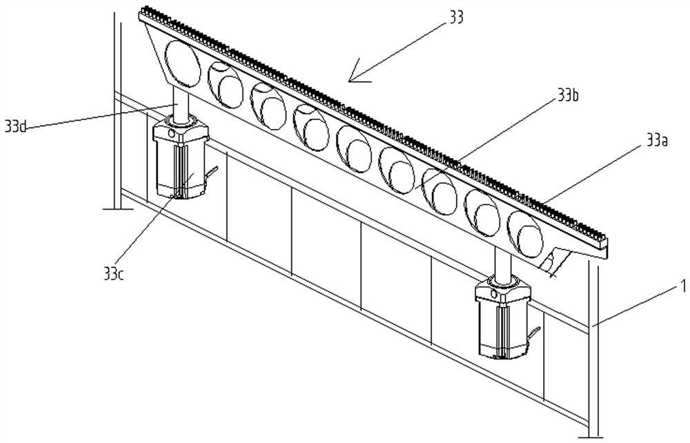 A high-efficiency CNC six-sided drilling machine and its processing method