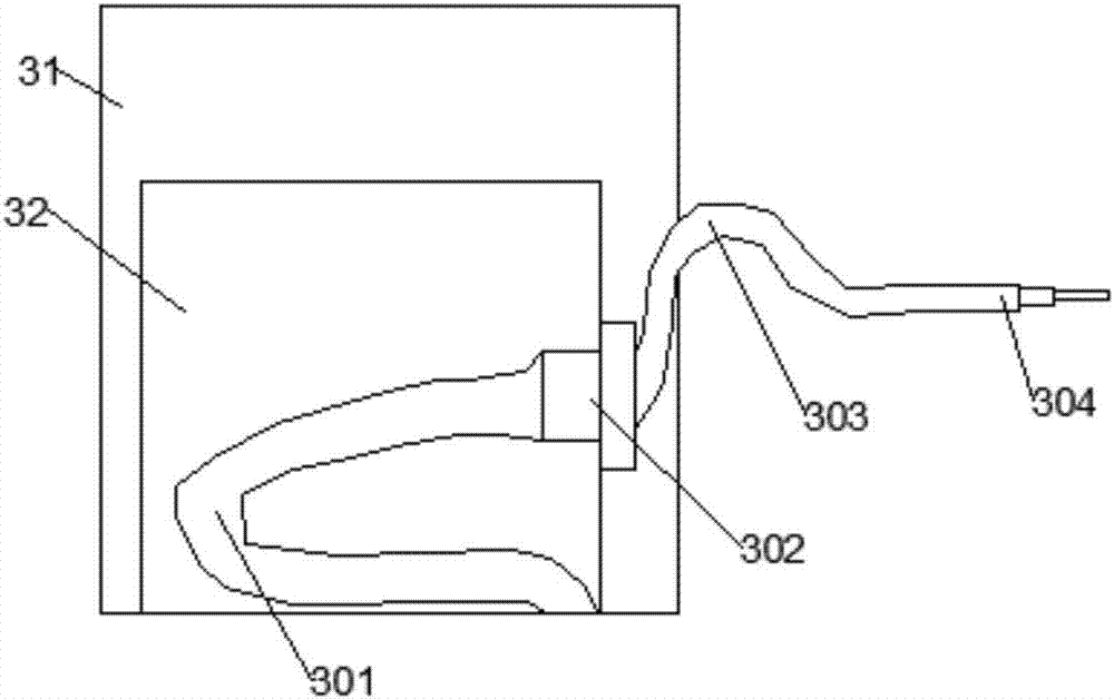 Fingerprint collection screen stain removing device