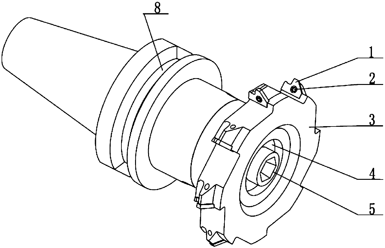 Pulling and milling machining method for large-diameter non-standard right-handed rotation inner thread