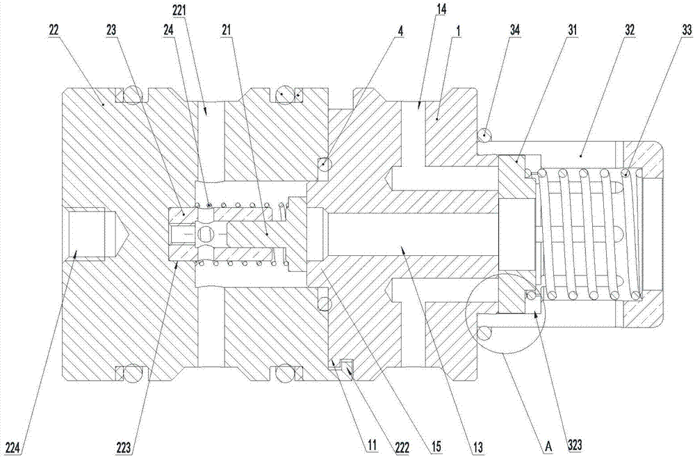 Combined valve for reciprocating pump