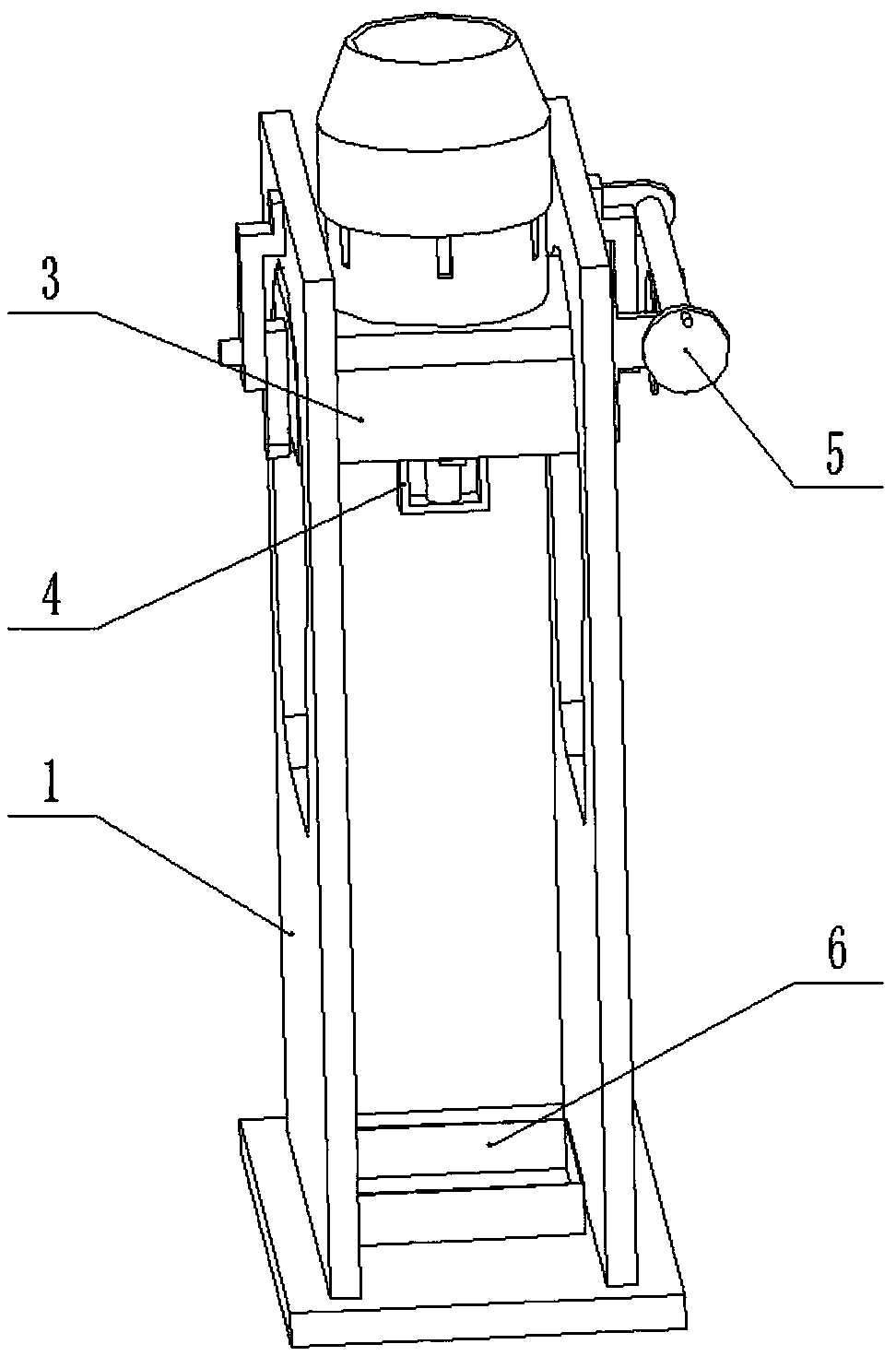 Demoulding device and demoulding method of magnetic material