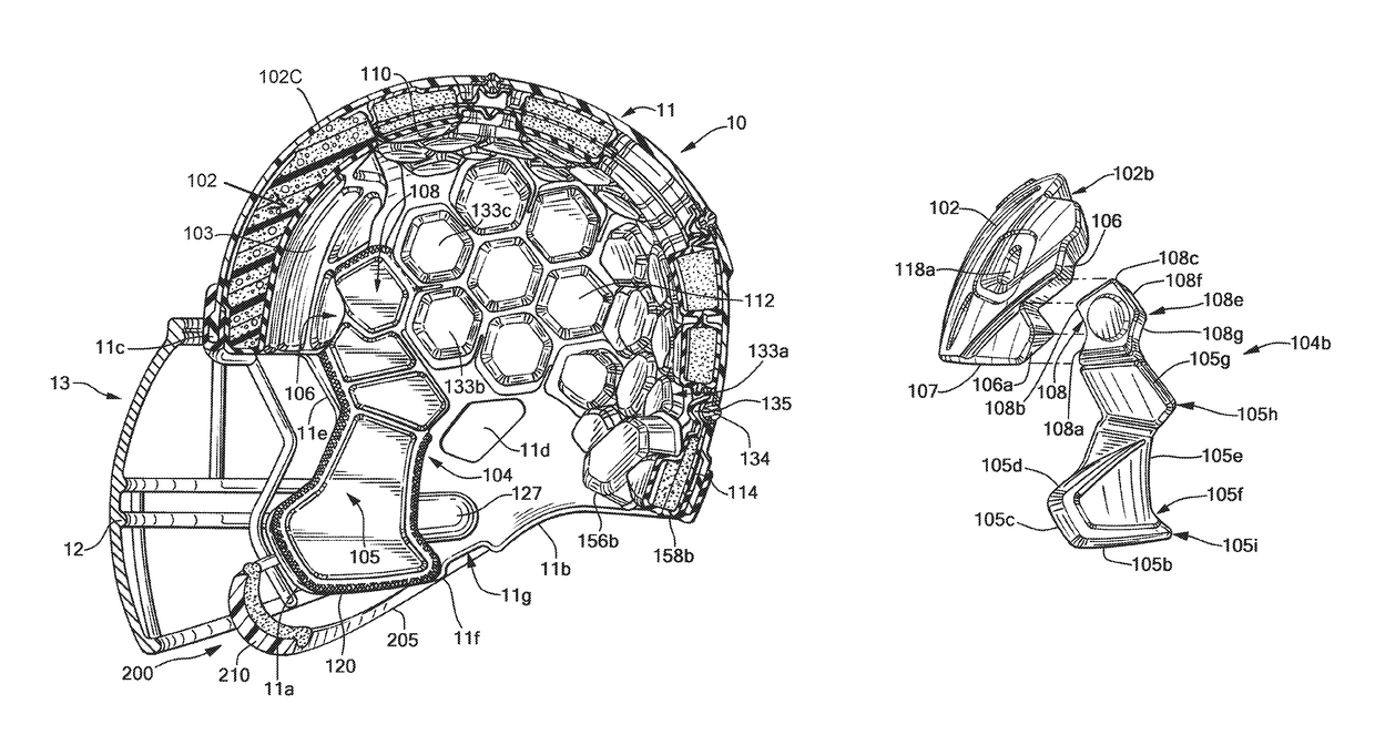 Protective sports helmet