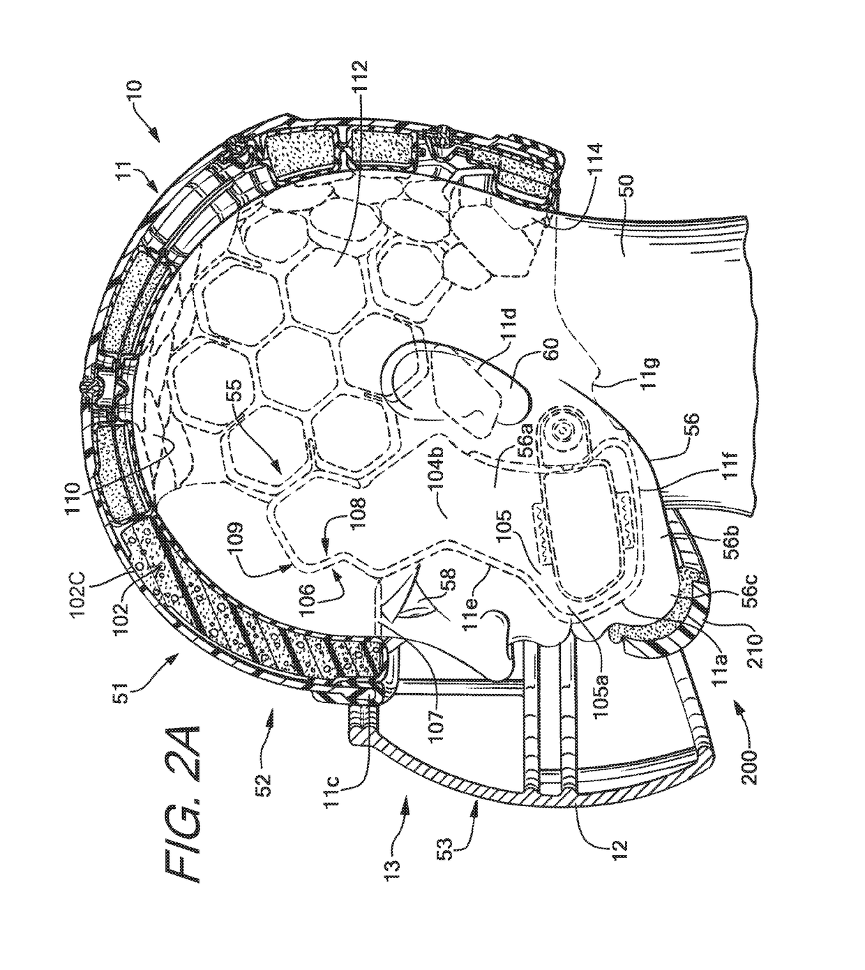 Protective sports helmet