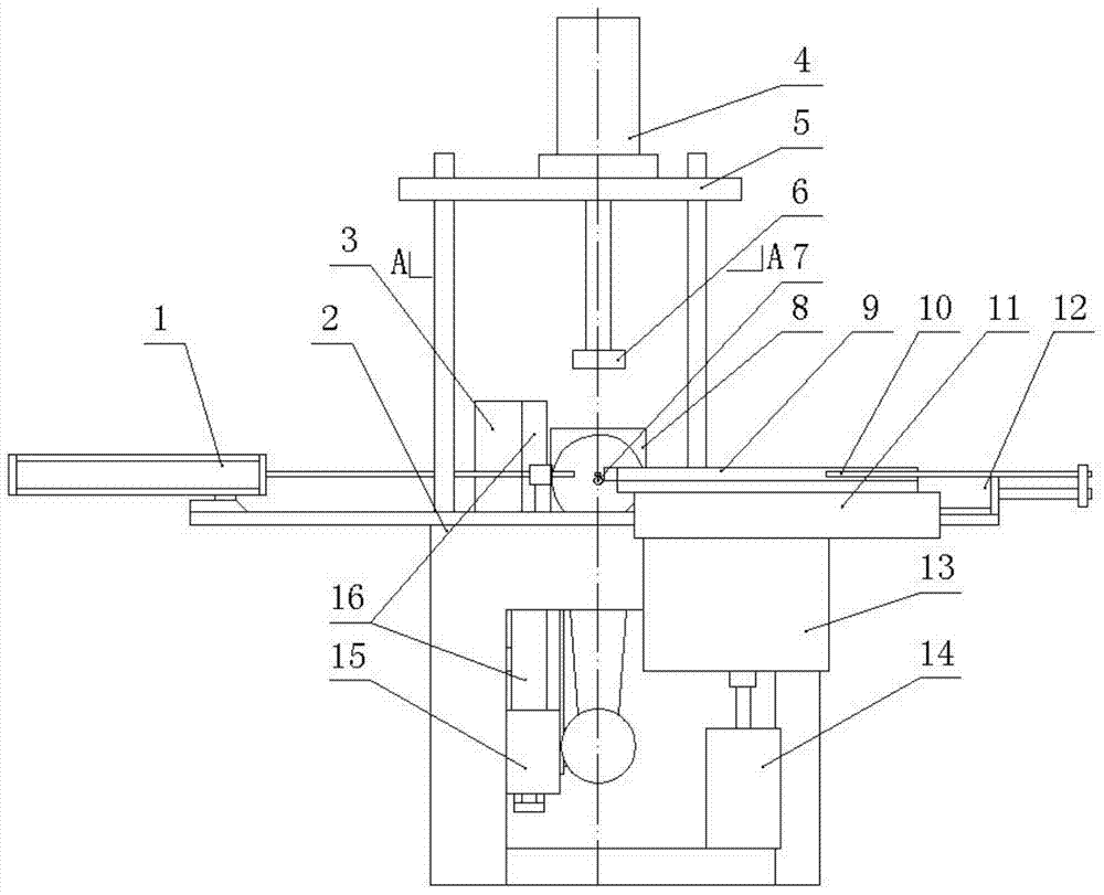 An automatic continuous feeding valve stem keyway processing equipment