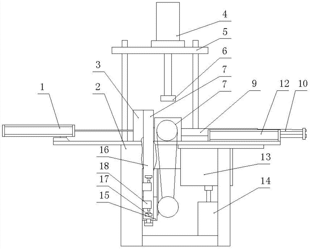 An automatic continuous feeding valve stem keyway processing equipment