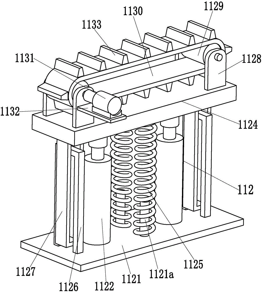 Petroleum pipeline inner wall cleaning machine with self-stabilization walking function