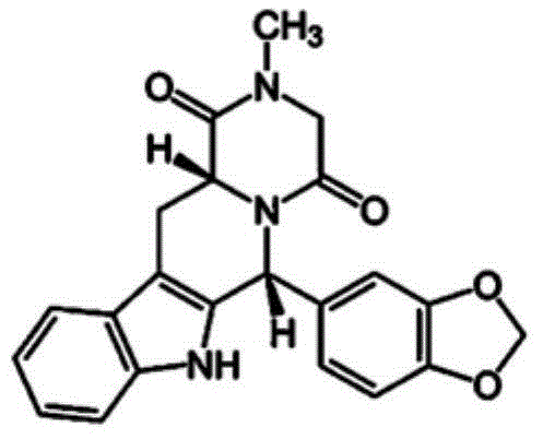 Tadalafil free base-containing film dosage form containing polyethylene glycol-based polymer and/or vinyl pyrrolidone-based polymer as dispersion stabilizer