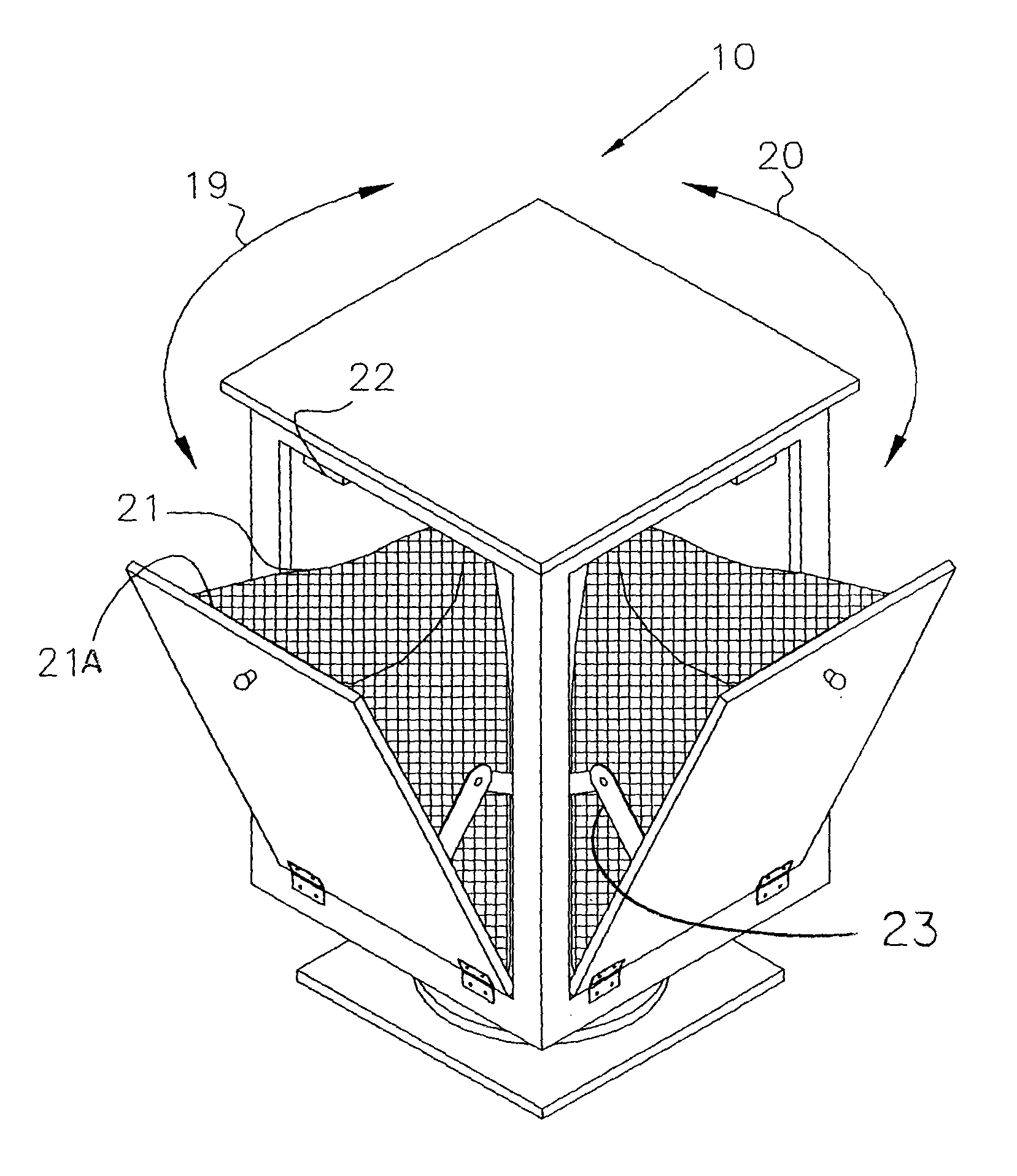 Rotating laundry storage