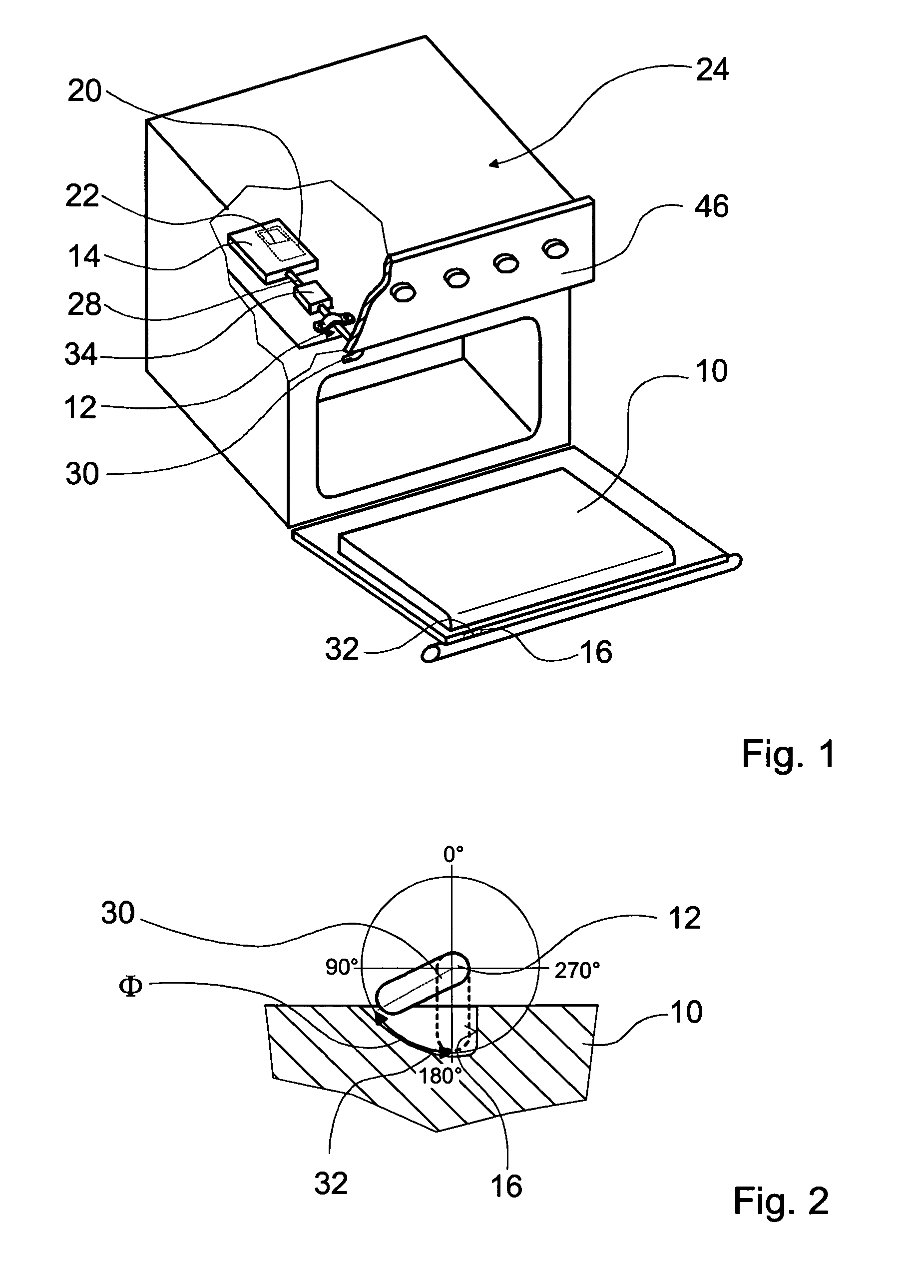 Locking apparatus for locking a cooking device door