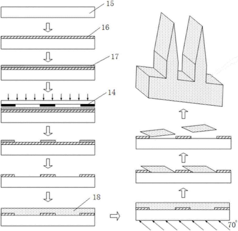 Nonplanar microneedle array and manufacturing method thereof