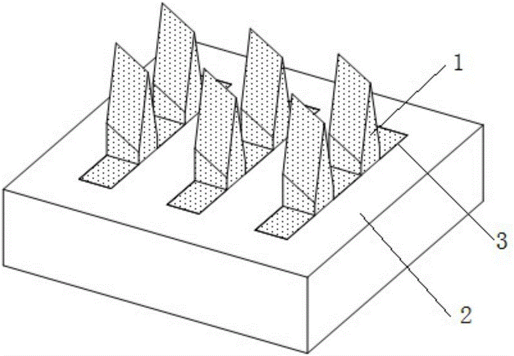 Nonplanar microneedle array and manufacturing method thereof