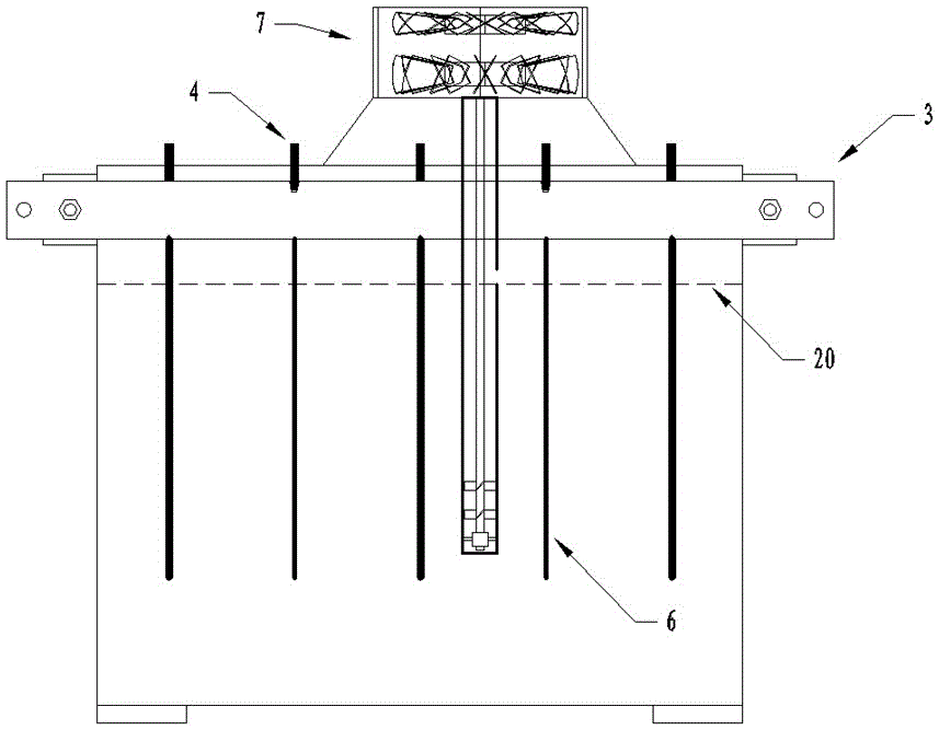 Experimental electrolytic zinc device