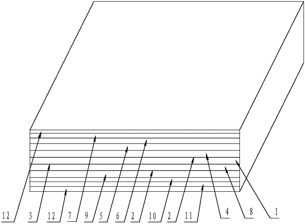 Method for processing touch screen conductive glass with double-side shadow elimination