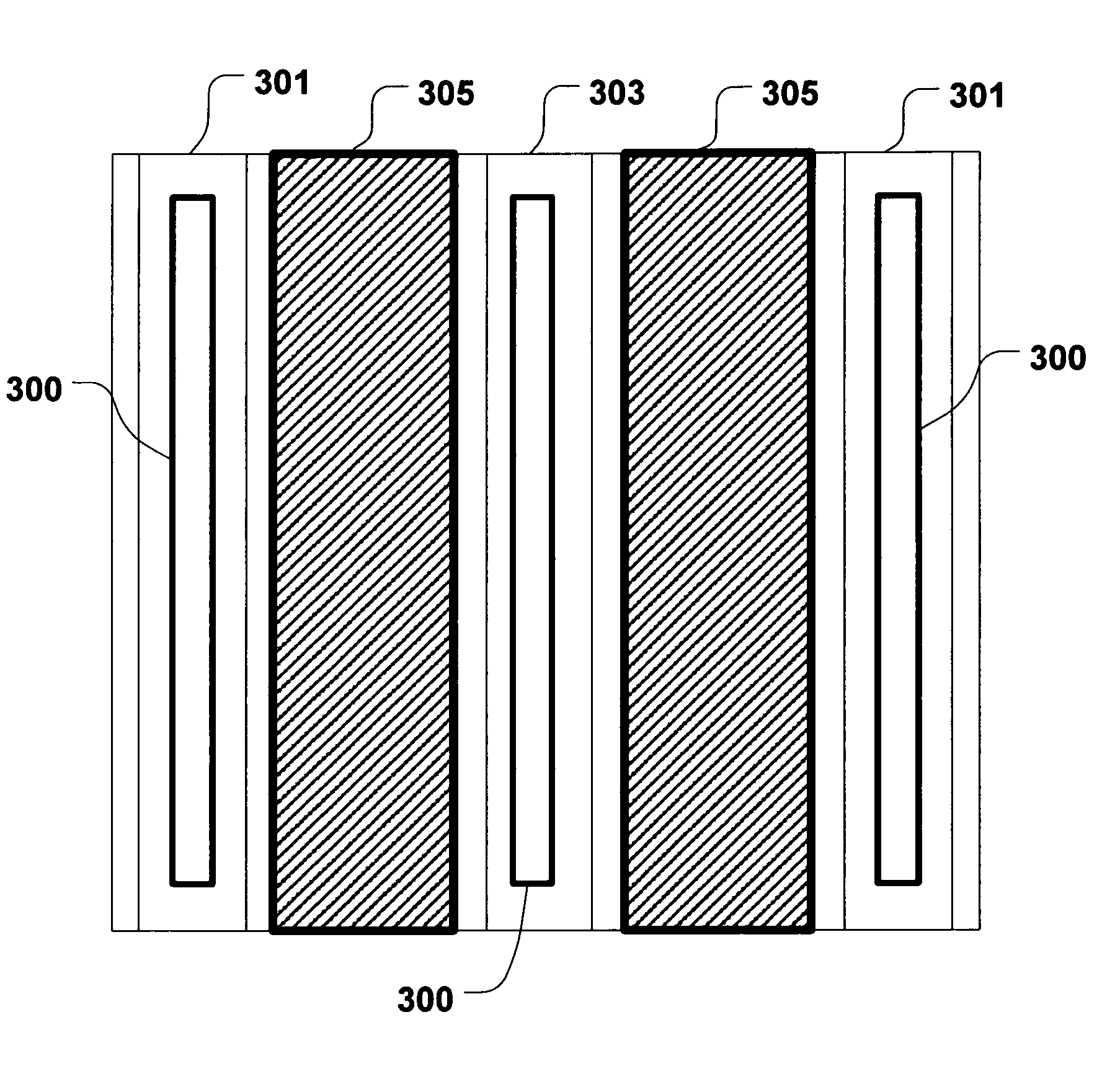 String contact structure for high voltage ESD