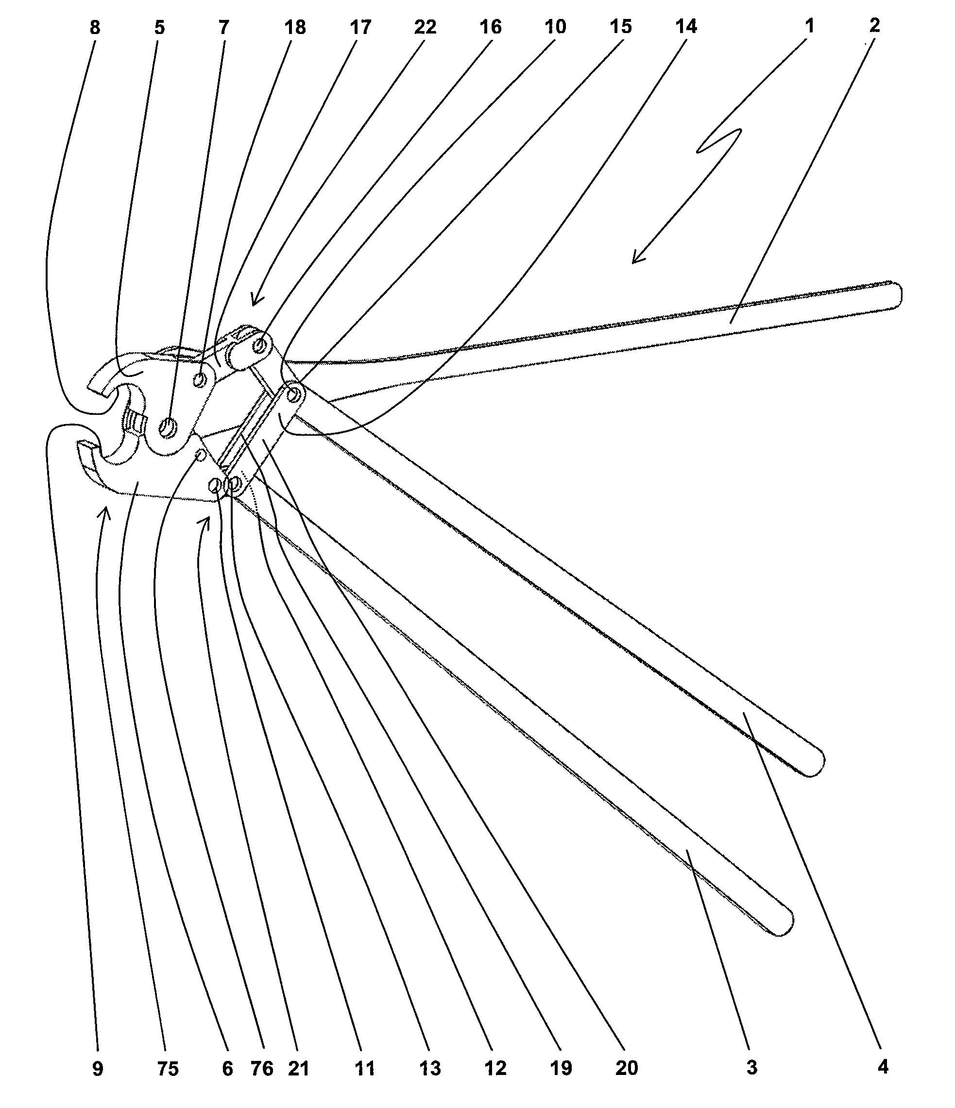 Pliers for Pressing Work Pieces