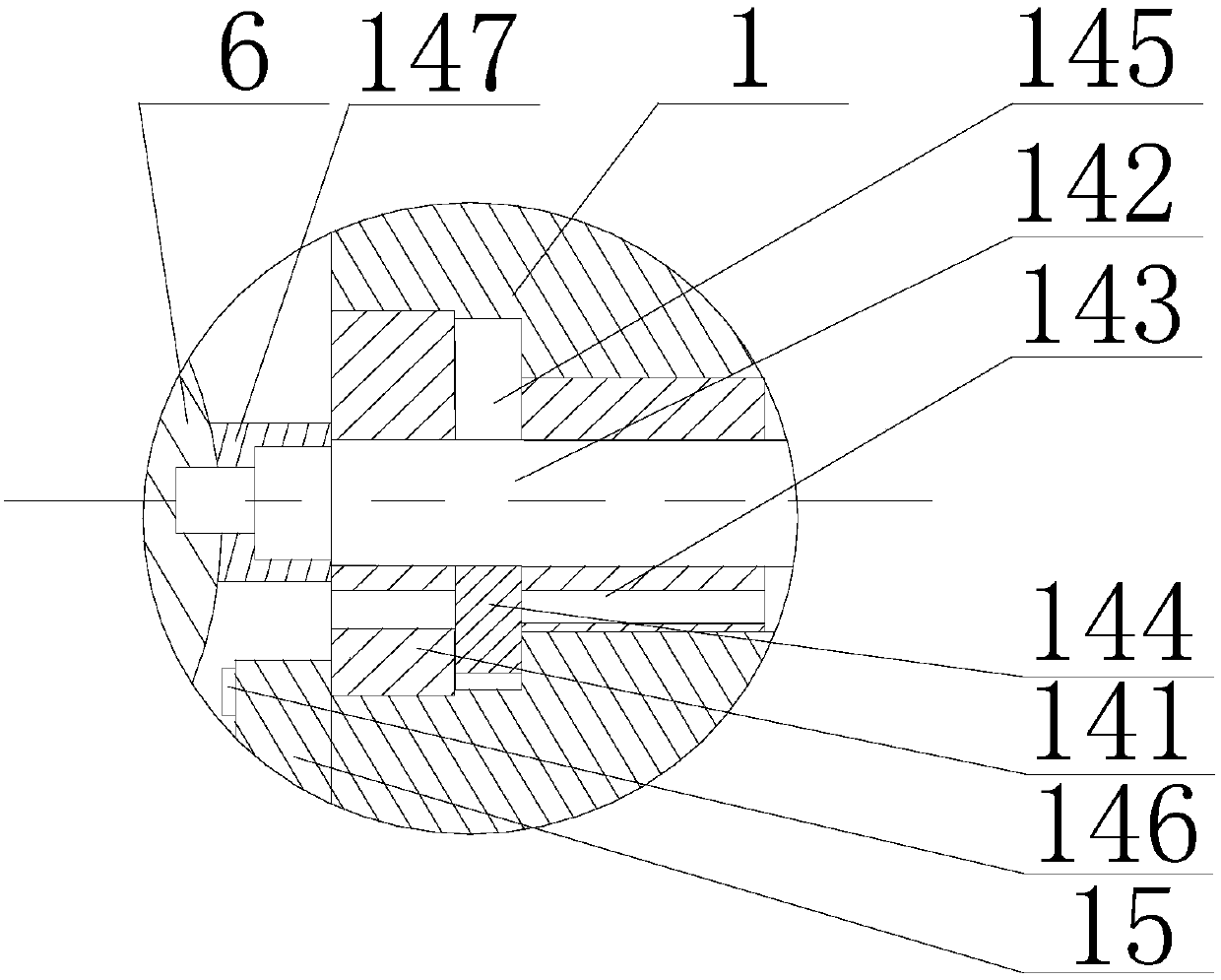 Anticorrosion flow guide structure for natural gas wells