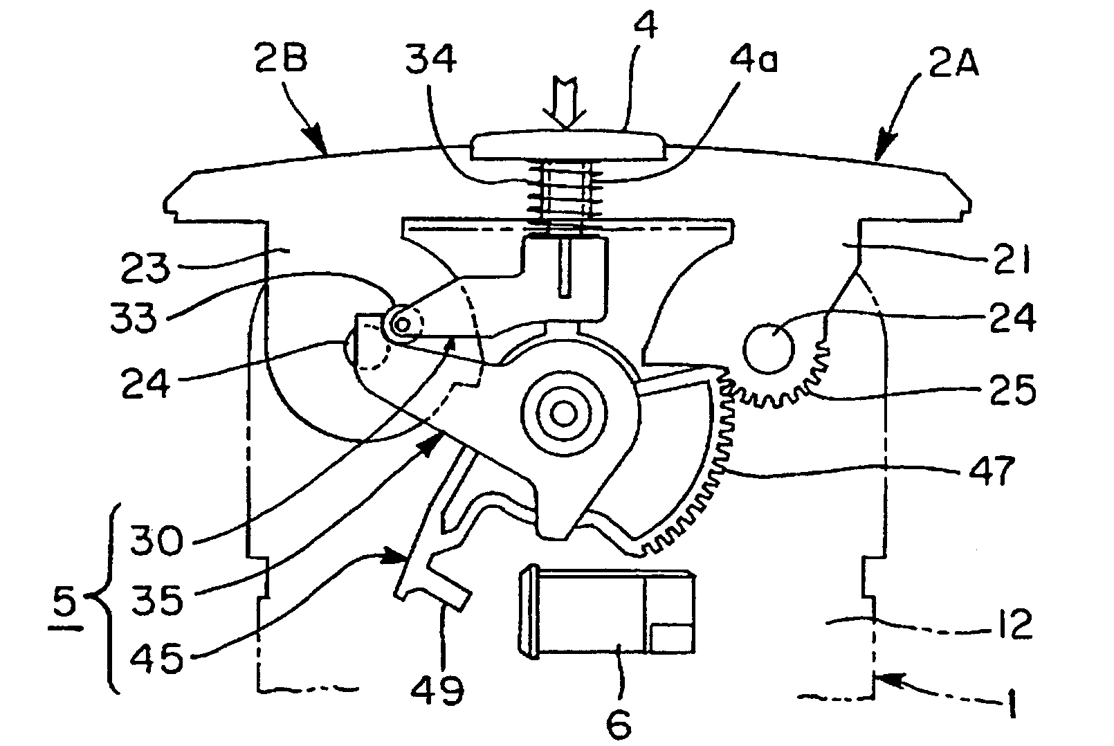 Cover opening and closing mechanism