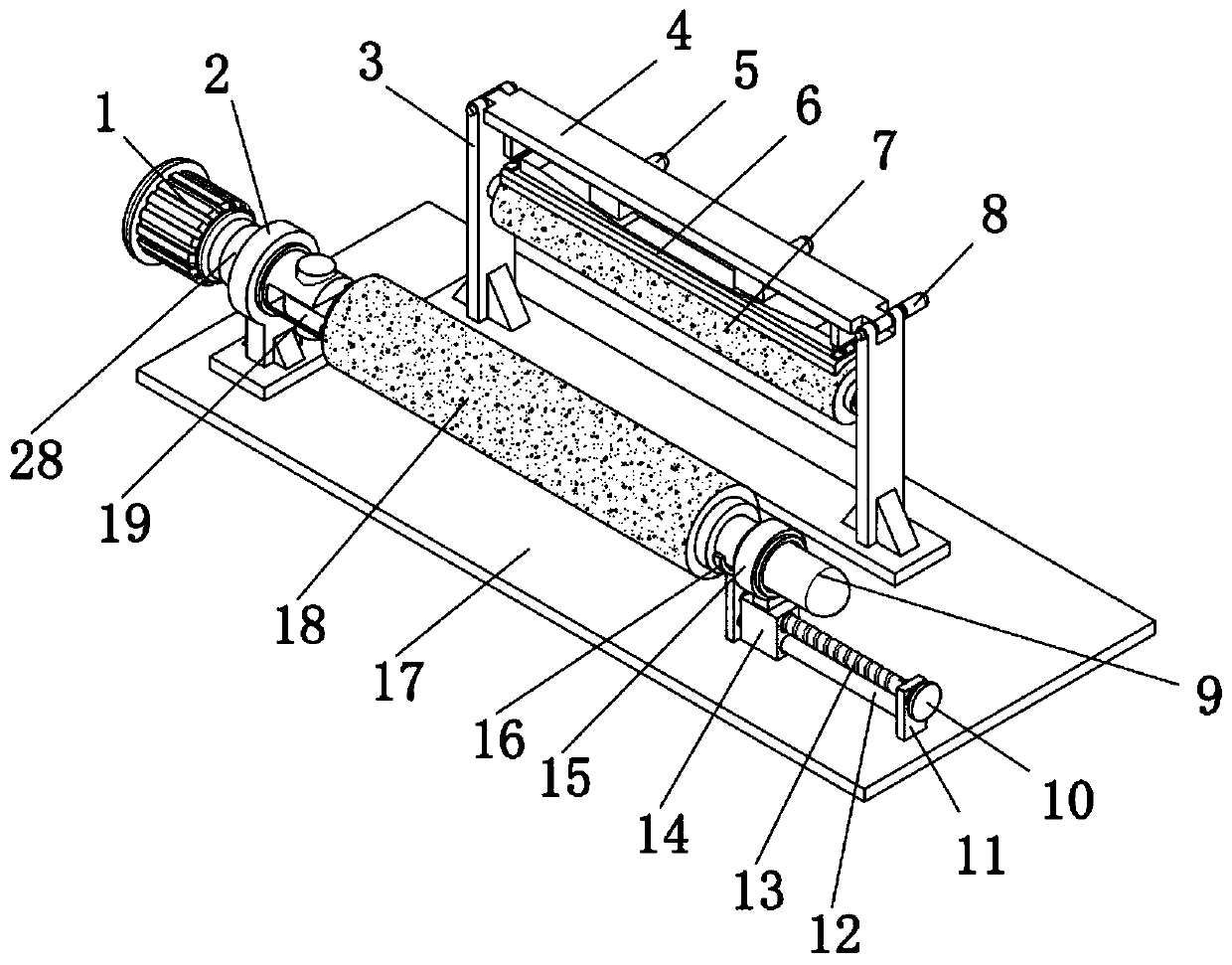 Feeding device of textile equipment