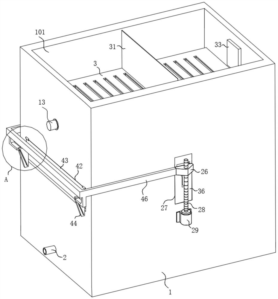 An integrated circuit lead frame etching solution recovery device