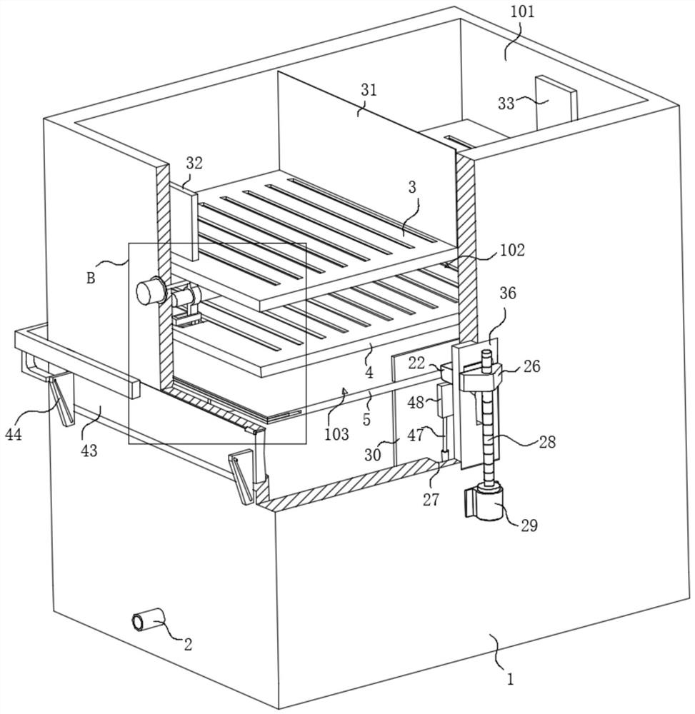 An integrated circuit lead frame etching solution recovery device