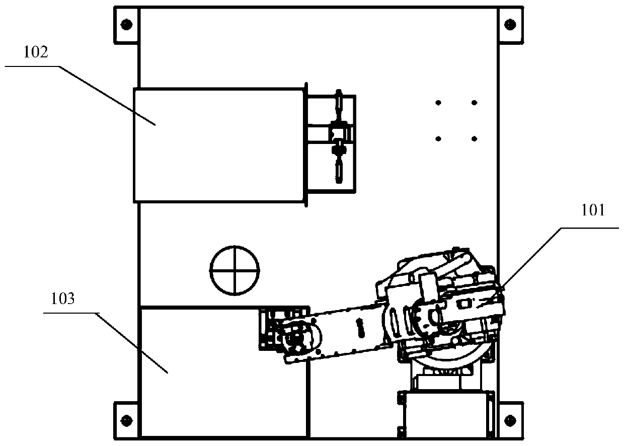 Intelligent plate welding device and method for end surface of steel bundle