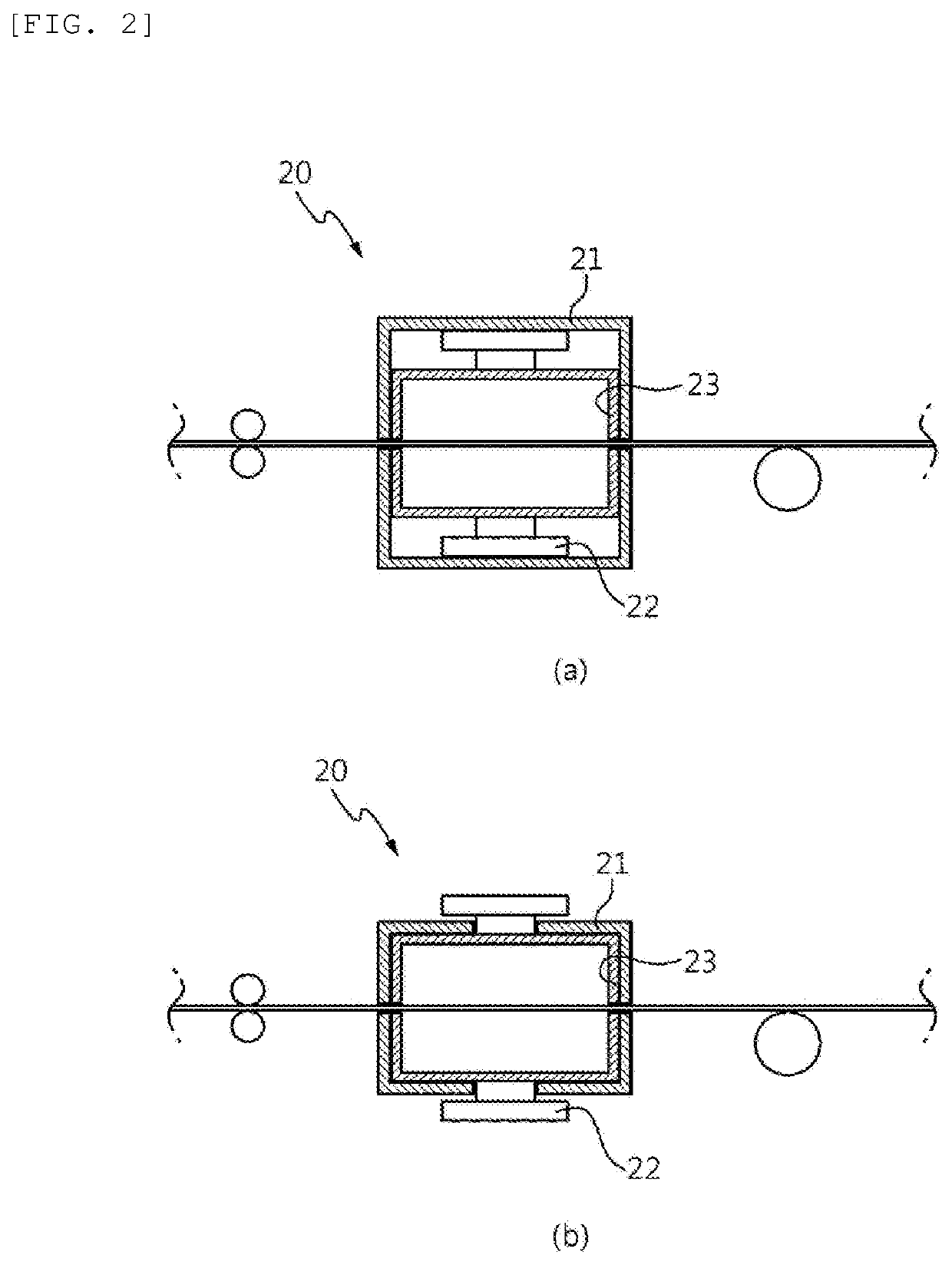 Apparatus for manufacturing carbon fiber by using microwaves