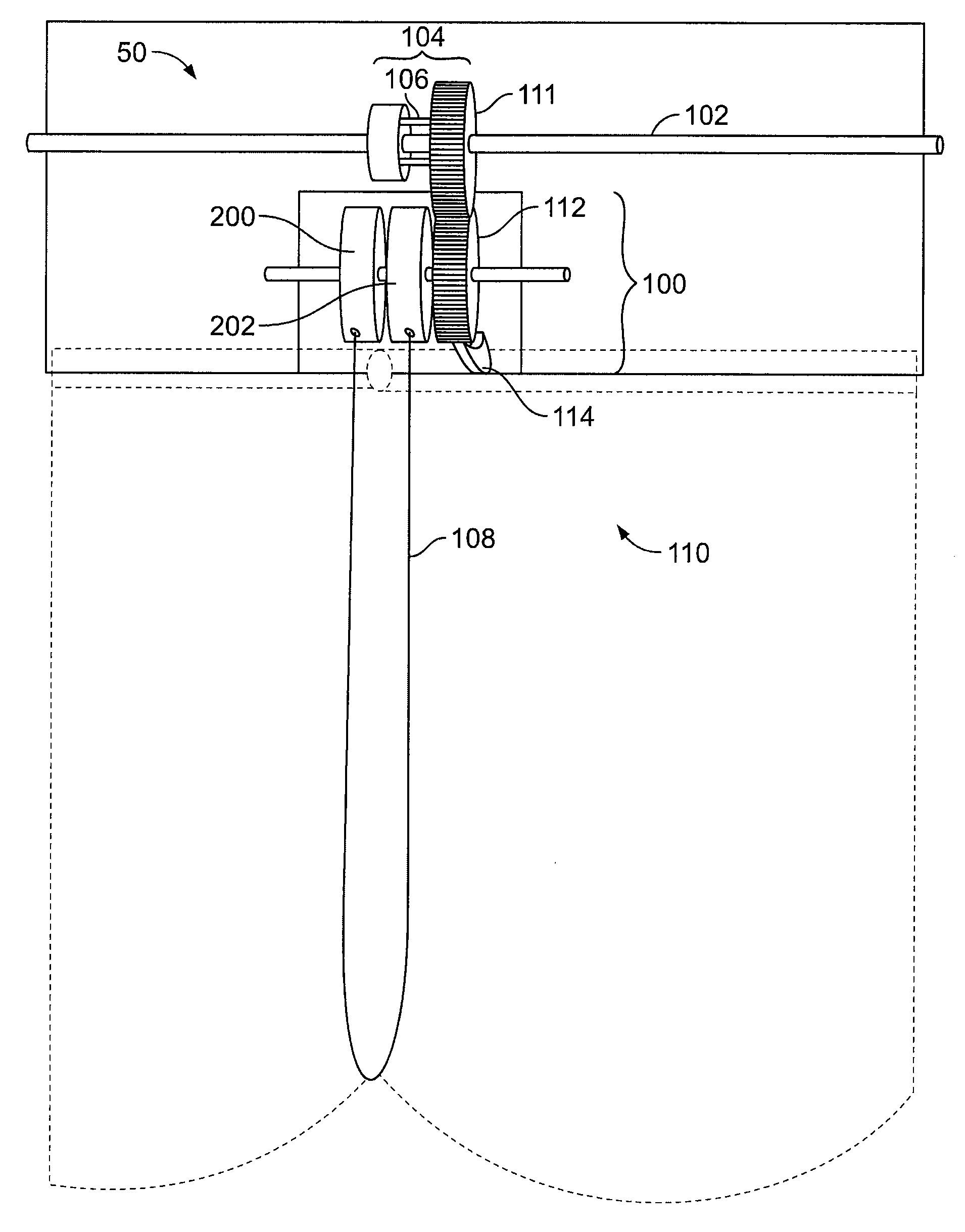 Portable curtain retraction device and system