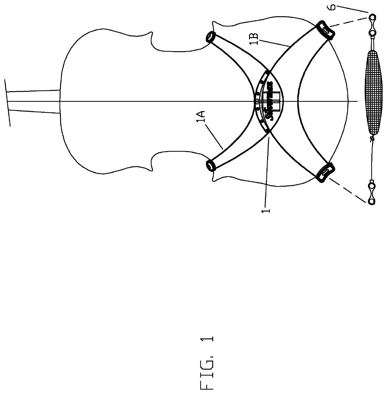 Harness for a violin or viola